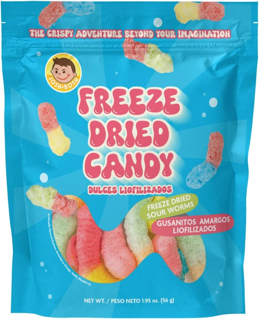 Pocas Freeze Dried Sour Worms Candy [2x50g]