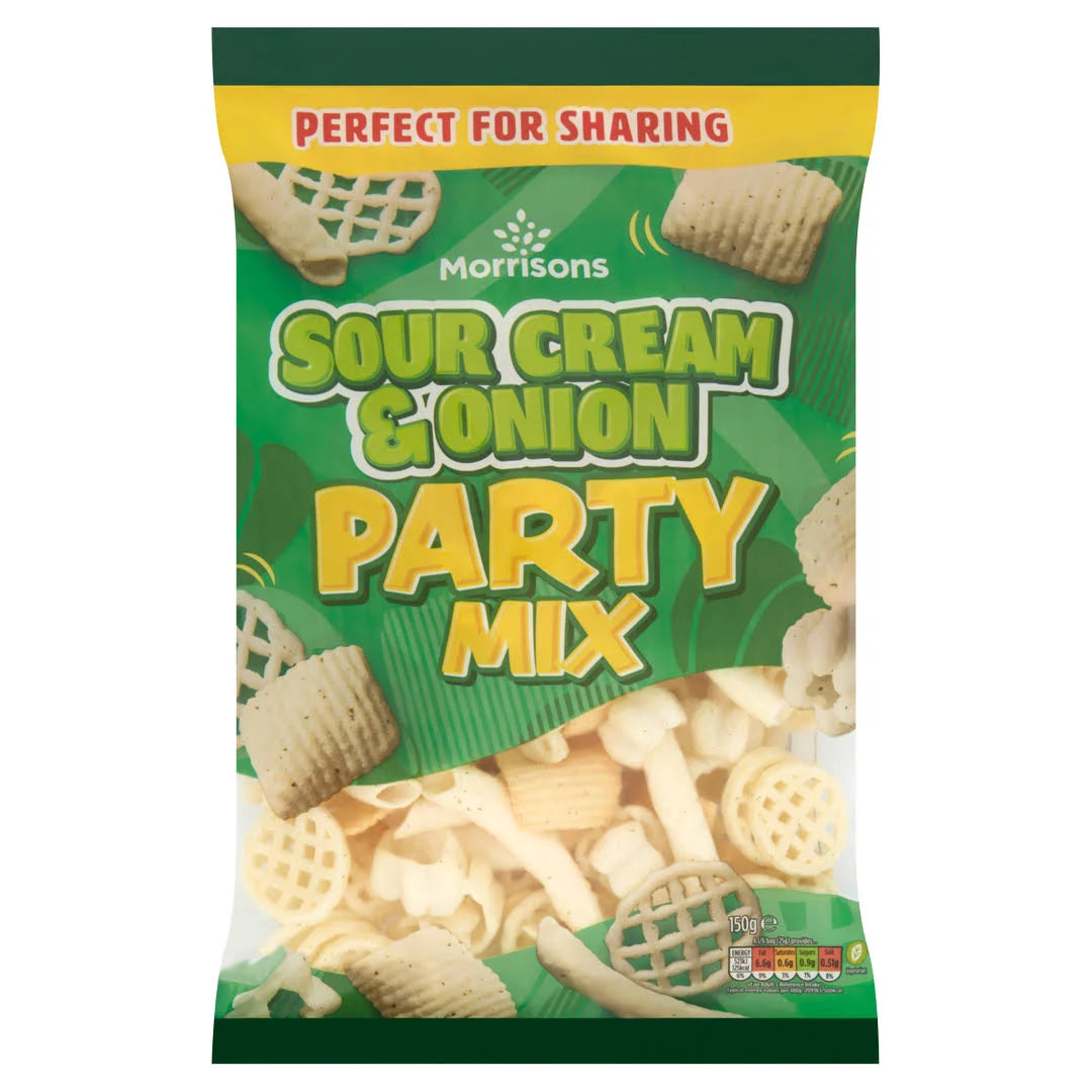 Morrisons Sour Cream & Onion Party Mix [2x150g]