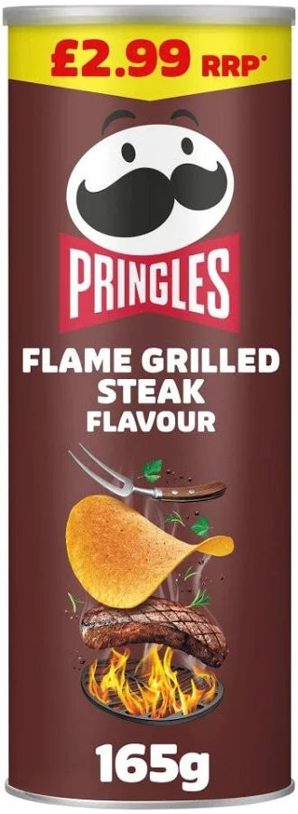 Pringles Flame Grilled Steak Flavour [165g]