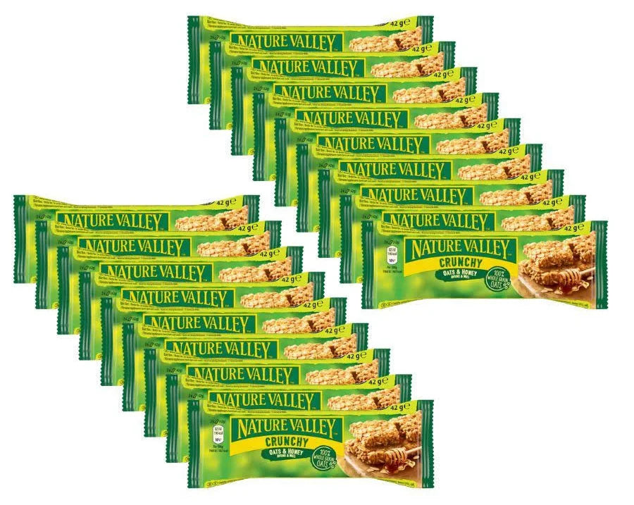 [PACK OF 18] Nature Valley Crunchy Oats & Honey Bar [18x42g]