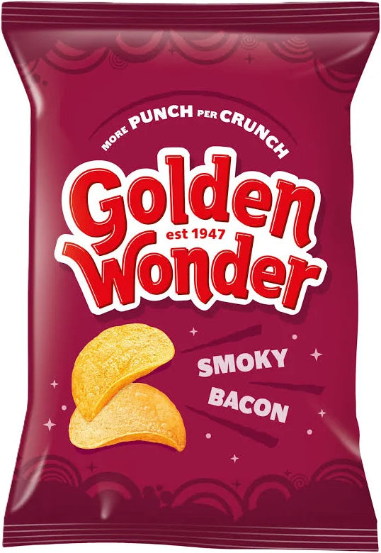 Golden Wonder Smoky Bacon [2x6 Pack]