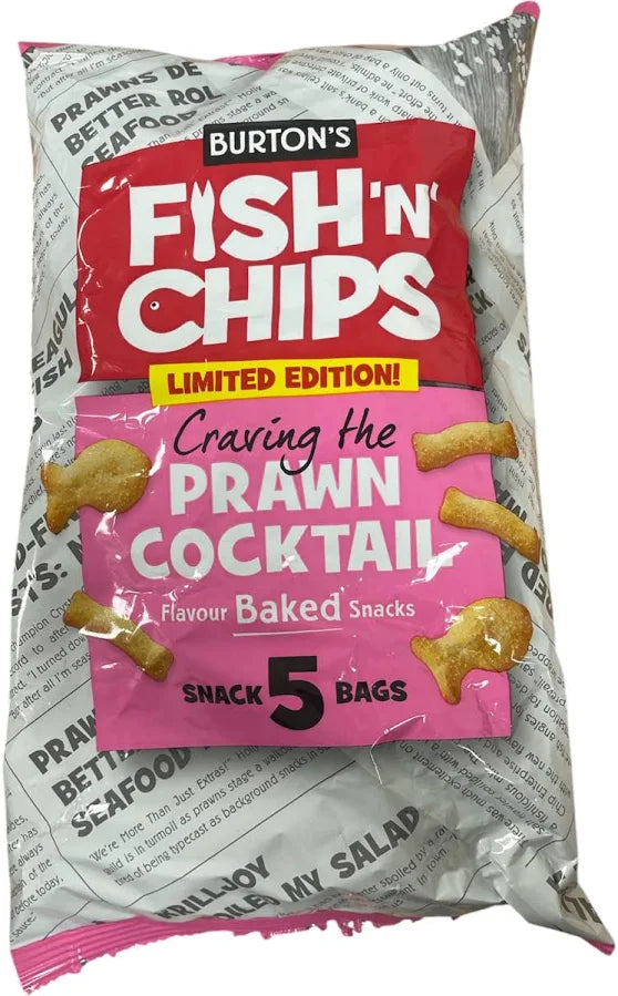 Burtons Fish & Chips Prawn Cocktail Flavour [5 Pack]