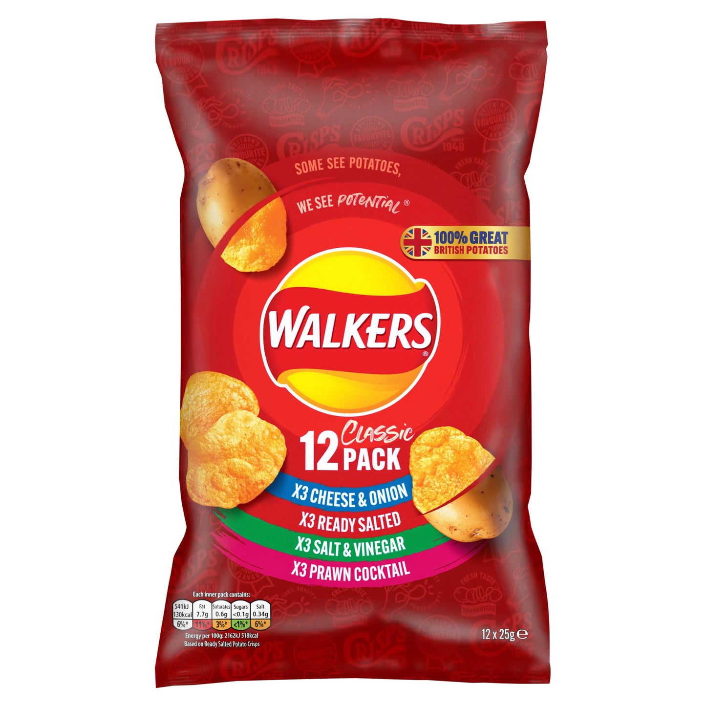 Walkers Original Variety [12 Pack]