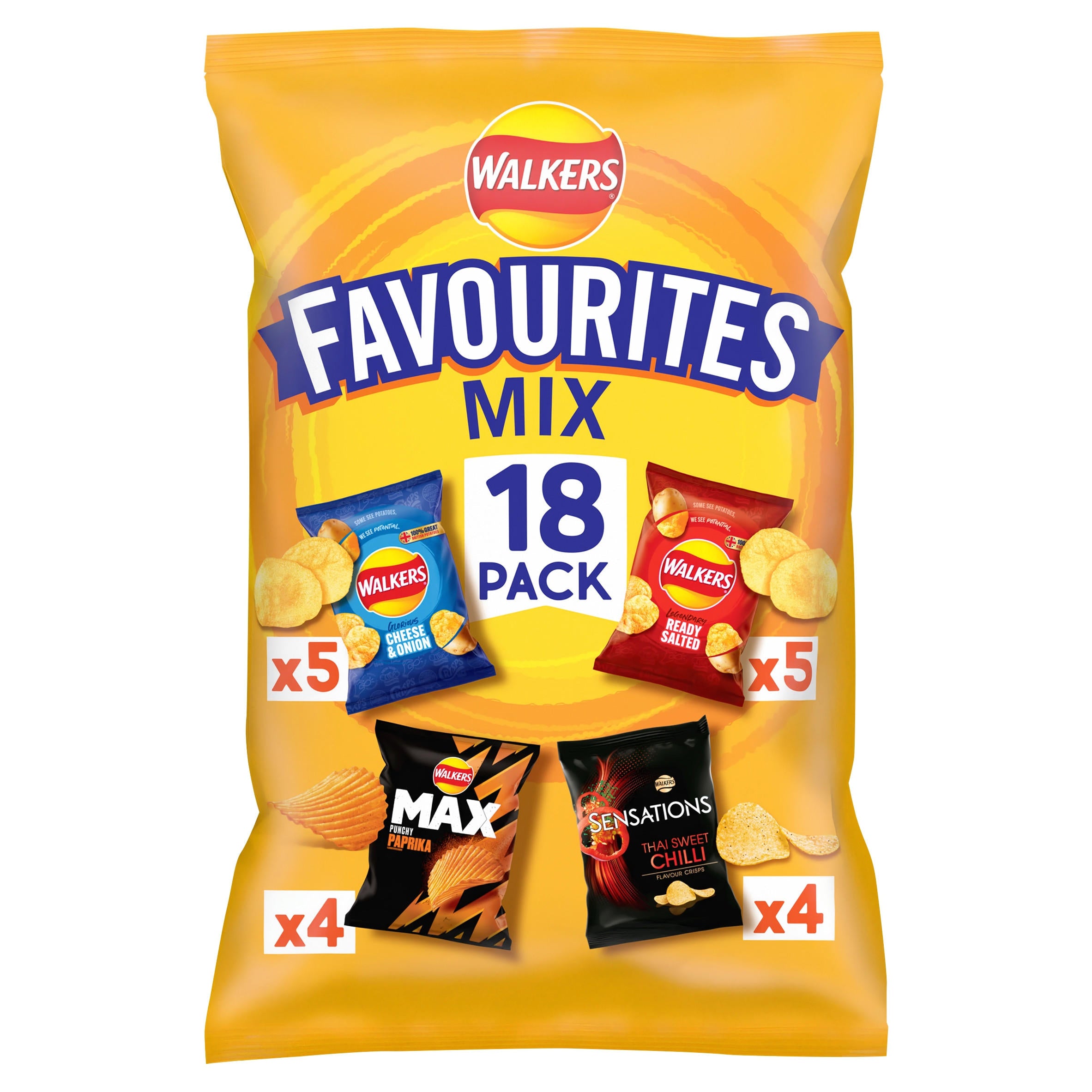 Walkers Favourites [18 Pack]